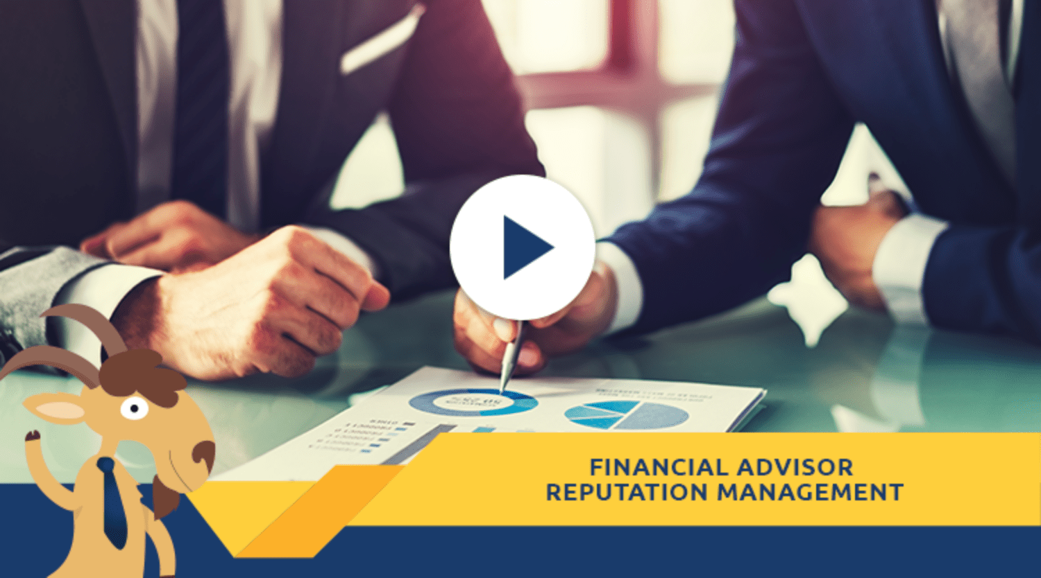 Online Reputation Management for Financial Advisors